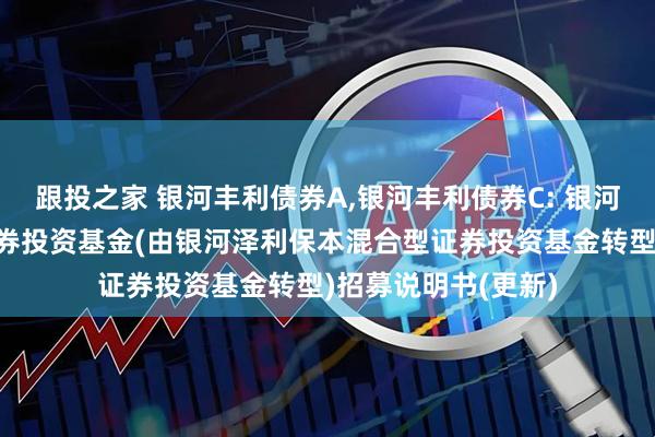 跟投之家 银河丰利债券A,银河丰利债券C: 银河丰利纯债债券型证券投资基金(由银河泽利保本混合型证券投资基金转型)招募说明书(更新)