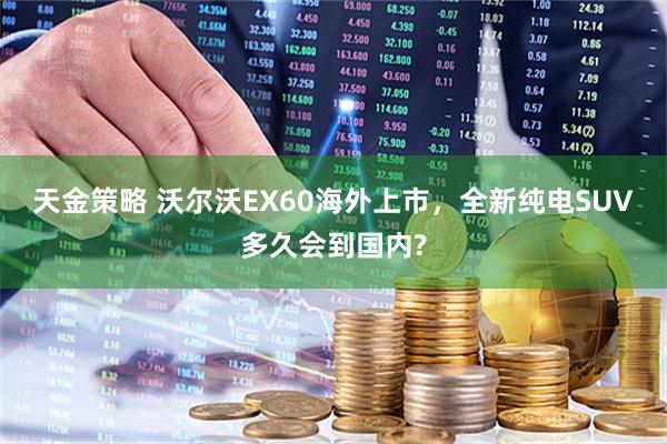 天金策略 沃尔沃EX60海外上市，全新纯电SUV多久会到国内?